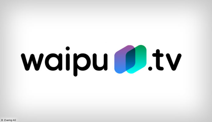 Logo von waipu.tv; © Exaring AG