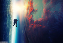 Astronaut, Erde, Wolken; © Sergey Nivens - stock.adobe.com