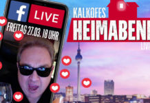 Kalkofes Heimabend, Live bei Facebook