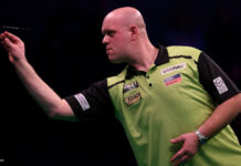 Markus van Gerwen bei der Darts-WM