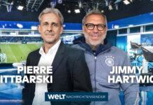 Fußball-Experten von Welt Littbarski und Hartwig©WeltN24 GmbH/Anne Hufnagl/Privat