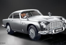 Aston Martin DB 5 James-Bond-Verson von Playmobil; © Aston Martin / Playmobil