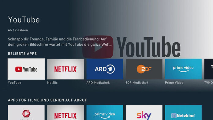 Über das App-Menü können Anwendungen wie Netflix, Prime Video, aber auch die Mediatheken der öffentlich-rechtlichen Anbieter erreicht werden