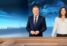 Christian Sievers und Hanna Zimmermann "heute-journal" © ZDF/K. Weddig/J. Kay/D.Staudt