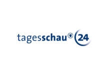 Logo Tagesschau24 weiß