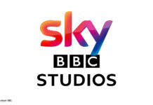 Collage aus den Logos von Sky und BBC Studios