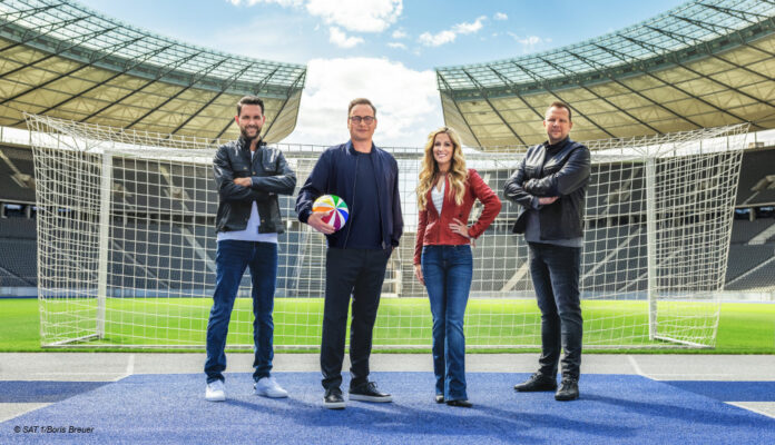 Das Ran-Team von Sat.1 präsentiert die Relegation im Free-TV