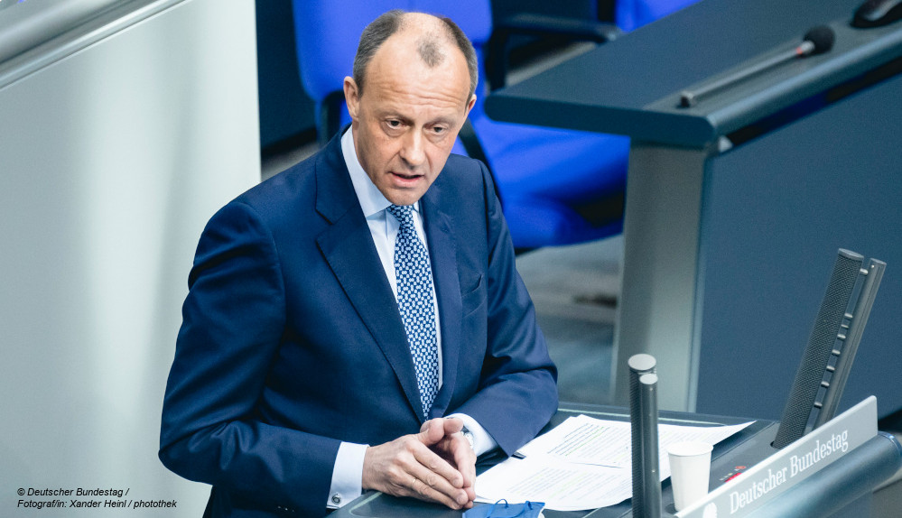 #CDU-Chef Merz stellt Nebeneinander von ARD und ZDF in Frage
