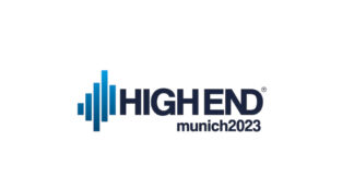 Das Logo der High End 2023 auf weißem Hintergrund