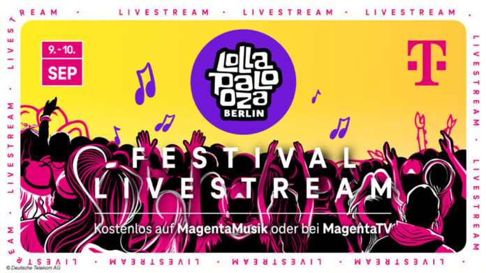 Banner für Lollapalooza Berlin 2023 Festival Livestream