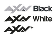 Die Logos von AXN Black, AXN White und AXN+