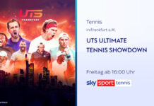 Sky Ultimate Tennis Showdown Banner mit Sendezeit