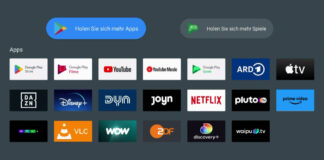 Neben dem Freenet TV und Waipu.TV Zugang können auch sämtliche Apps für Streaming-Dienste auf dem kompakten Stick installiert werden