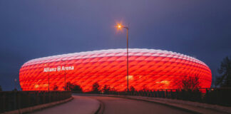 Allianz Arena Fußball Stadion Bayern