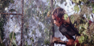 Szene aus "High Tension": Blutüberströmte Frau im Wald