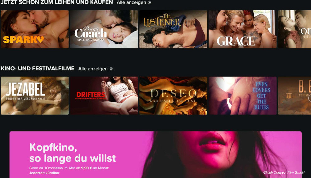 Viele Eroik-Filme auf JOYcinema