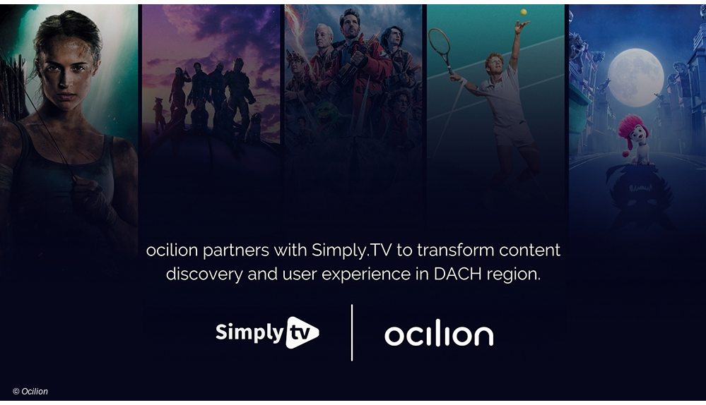 #Ocilion bezieht künftig Programmdaten von Simply.TV