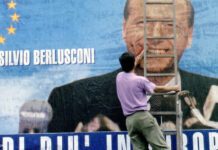 Berlusconi Wahlplakat