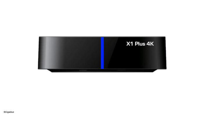 Gigablue X1 Plus 4K - Frontansicht