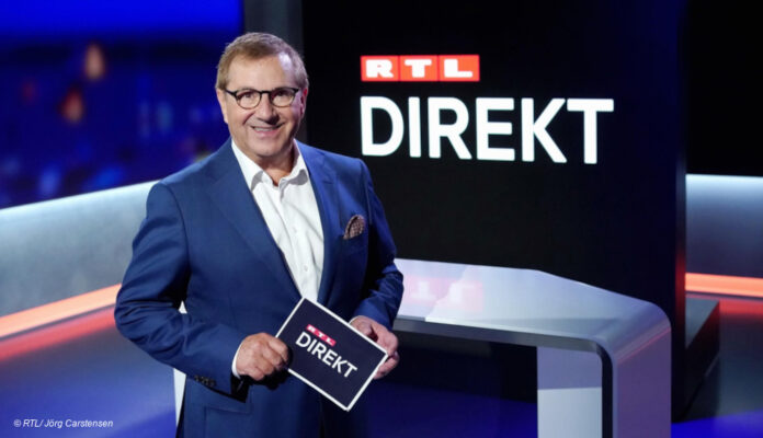 Jan Hofer im RTL Direkt Studio