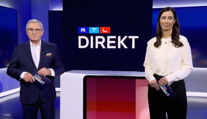 Jan Hofer und Pinar Atalay bei RTL Direkt