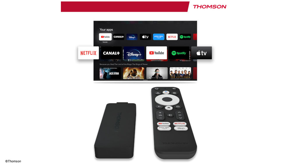 Thomson Streaming Stick 140G im Betrieb