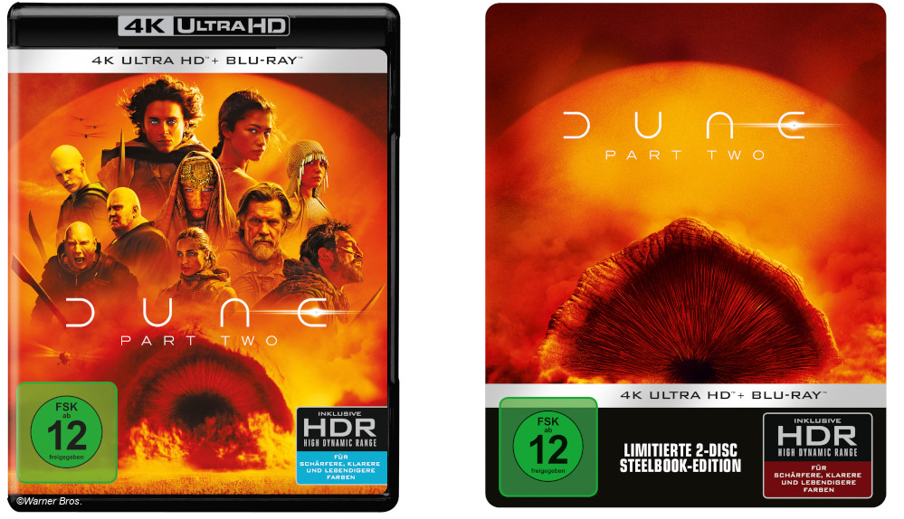 "Dune: Part Two", 4K UHD Blu-ray Steelbook