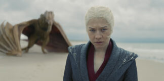 Rhaenyra Targaryen und ihr Drachen in "House of the Dragon"