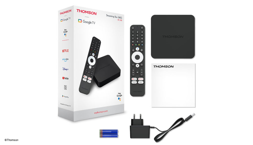 Thomson Streaming Box 240G, Lieferumfang