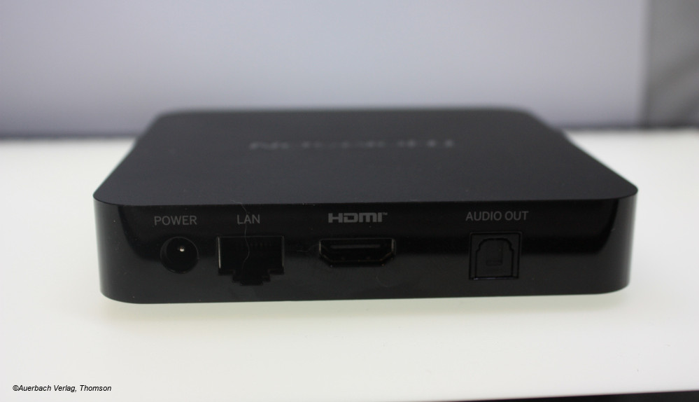 Thomson Streaming Box 240G, Rückseite