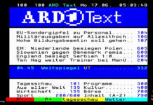 Videotext bei Waipu.tv