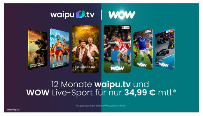 Waipu.tv and Wow Live--Sports as a combo package