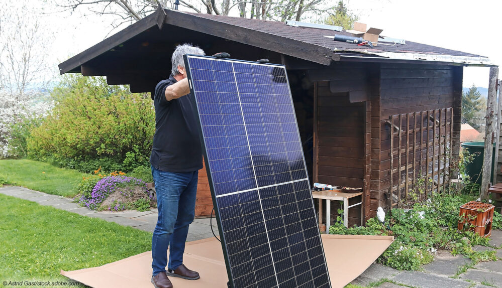 Gartenhaus Solar Photovoltaik