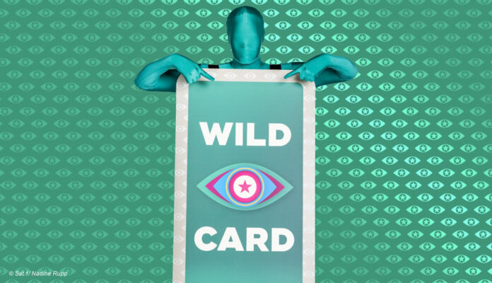 Ein Mann im grünen Anzug mit der Wild-Card