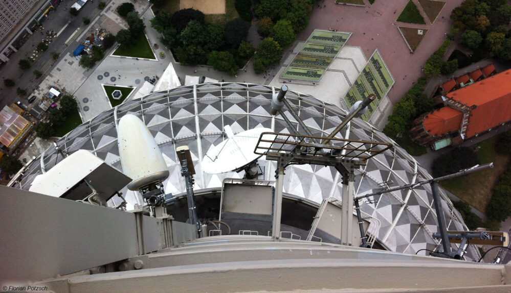 Fernsehturm Blick nach unten