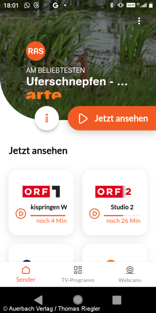 The new RAS app provides mobile access to 11 TV programs from Germany and Austria in South Tyrol