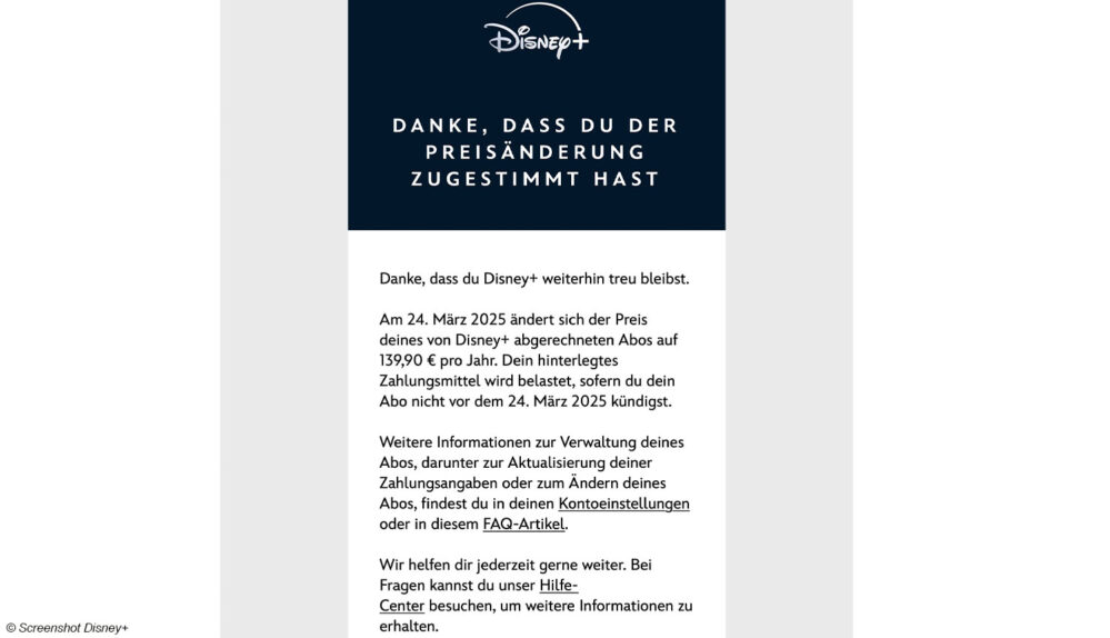 Disney+ Preise