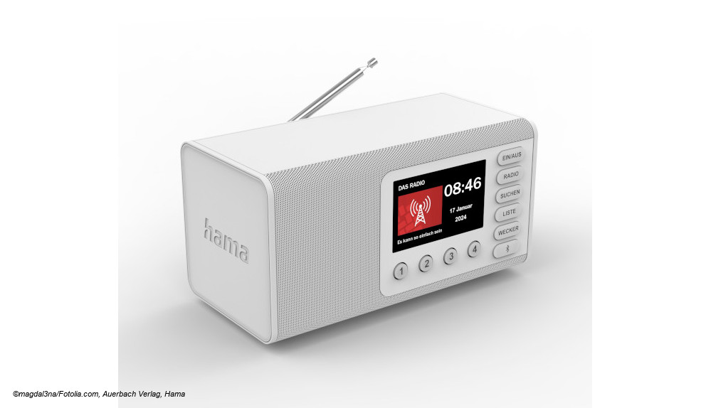 Digitalradio Hama DR1001BT, weiß