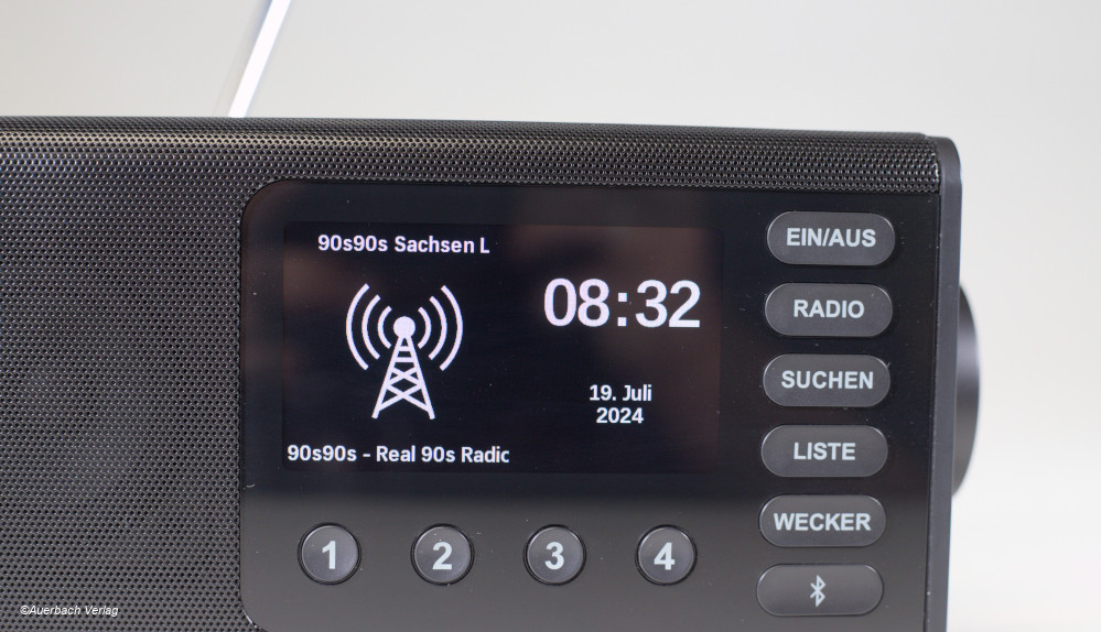 Digitalradio Hama DR1001BT, Sender