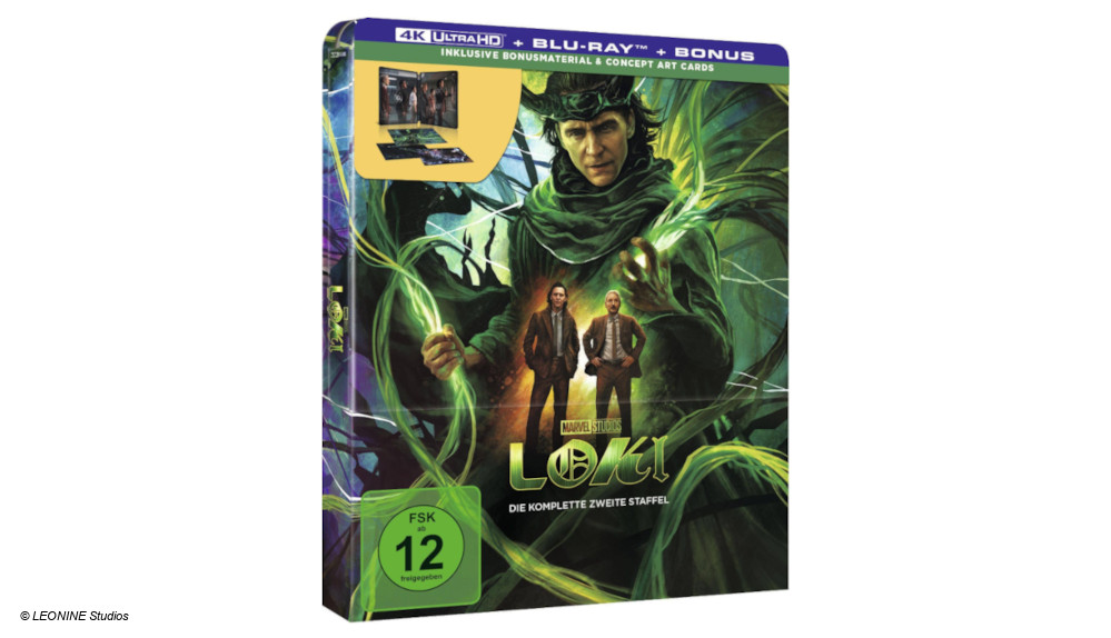 Blu-ray Steelbook der Disney+ Serie "Loki" Staffel 2