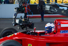 Matt Mella als Alain Prost in Senna