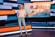 Katja Streso im ZDF Sportstudio