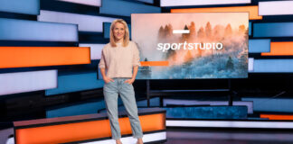 Katja Streso im ZDF Sportstudio