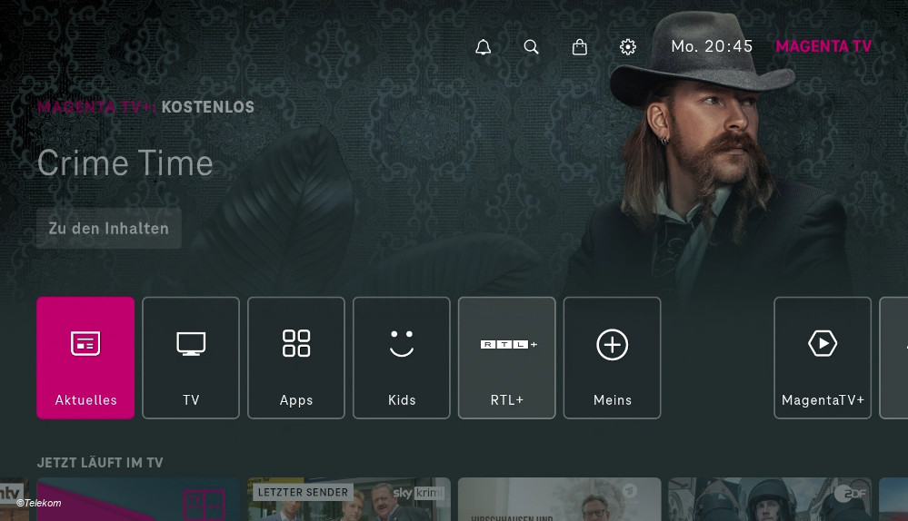 MagentaTV 2.0 Startseite