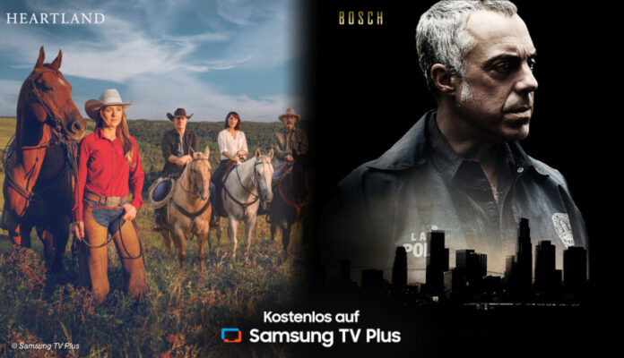 Heartland und Bosch Logos bei Samsung TV Plus