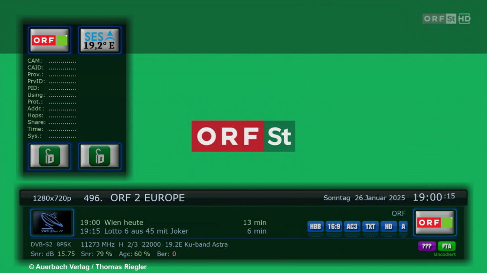 ORF2 Europe mit zwei verschiedenen Regionalversionen?