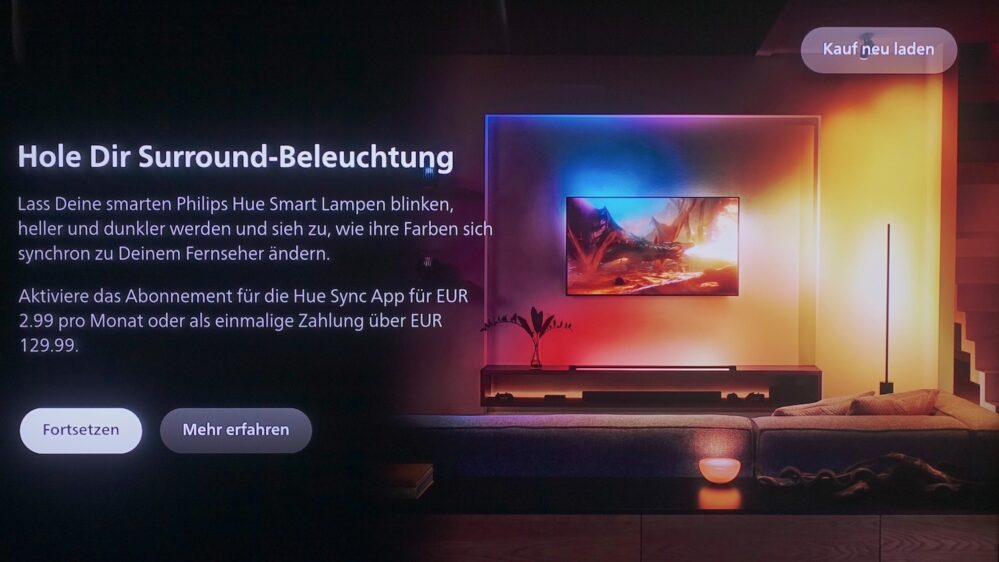 Philips Hue Sync App LG Samsung