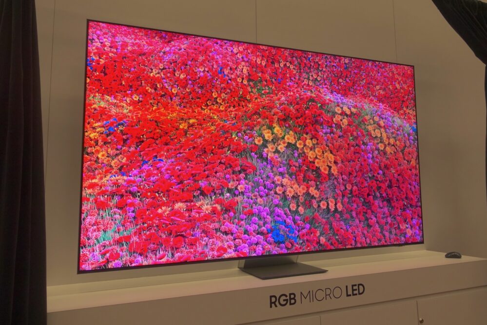 CES 2025 Samsung RGB Micro LED LCD