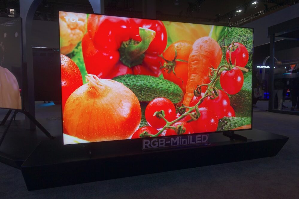 CES 2025 TCL RGB Mini LED LCD