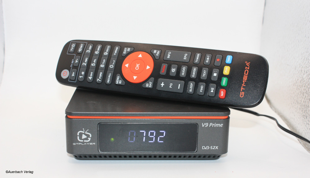 GT Media V9 Prime Sat-Receiver mit Fernbedienung